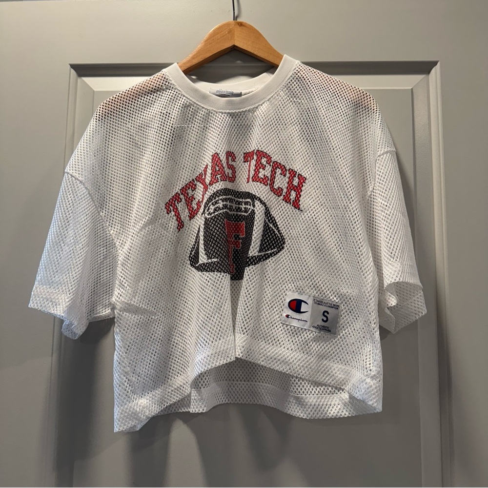 Champion Texas Tech Mesh Crop Top